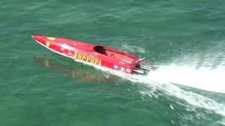 RC Offshore Boat Racing at Malta  FERRARI Boat [upl. by Conway957]