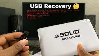 SOLID 6363 New mb7701lv1 USB Recovery 100 Working Tricks [upl. by Ainyt645]