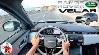 The 2024 Range Rover Velar is the Best “Be Seen” Small SUV POV Drive Review [upl. by Barrada]