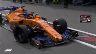 F1 2018 Azerbaijen Fernando Alonso Pit In same as HAYATO [upl. by Adirahs]