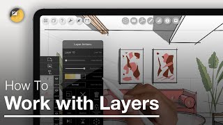 How to Work with Layers  Morpholio Trace Beginner Tutorial for iPad Pro Drawing amp Design [upl. by Aremat]