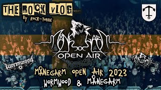 The Rock Vlog  MÅNEGARM OPEN AIR 2023 Wormwood amp Månegarm [upl. by Lezley626]