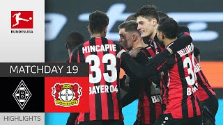 Borussia Mgladbach  Bayer 04 Leverkusen 12  Highlights  Matchday 19 – Bundesliga 202122 [upl. by Narah]