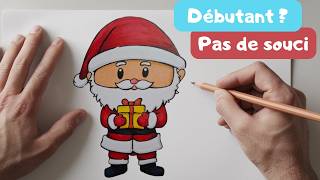 Comment dessiner un père noël cartoon [upl. by Garibold]