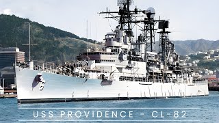 USS Providence  CL82 Cruiser [upl. by Hollah]