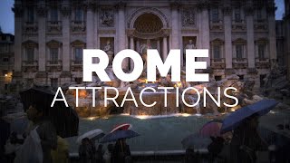 10 Top Tourist Attractions in Rome  Travel Video [upl. by Felita]