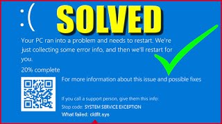 Fixed ☑️ System Service Exception cldfltsys ❓ Cldfltsys blue screen Windows 10 [upl. by Anerb64]