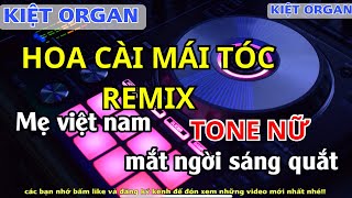 karaoke hoa cài mái tóc remix tone nữ [upl. by Naeroled895]