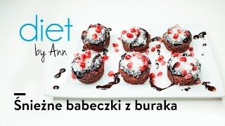 Śnieżne babeczki z buraka  Diet by Ann  HIT na Święta [upl. by Dinerman]