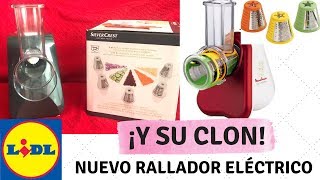 Rallador De Verduras Eléctrico Winco Con 5 Conos Aplicables [upl. by Rebmyt]