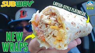 Subway® NEW WRAPS Review 🥙  Honey Mustard Chicken Wrap 🍯🐔  theendorsement [upl. by Melborn688]