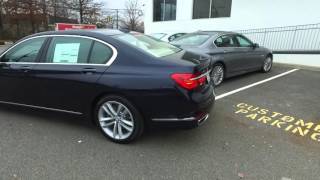 BMW SelfParking Assistant  2016 BMW 7 Series [upl. by Sorazal]