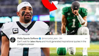 NFL PLAYERS REACT TO JALEN HURTS VS TAMPA BAY BUCCANEERS  EAGLES VS BUCCANEERS REACTIONS [upl. by Leia]