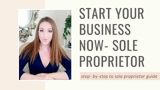 How to Start A Sole Proprietorship in California  Step by Step Guide To Sole Proprietor [upl. by Eilrahs]