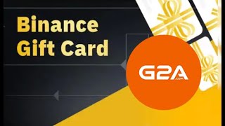 G2A how buy binance crypto giftcard tutorial quothow buy crypto with paypalquot mygiftcardsupply alternati [upl. by Rehttam]