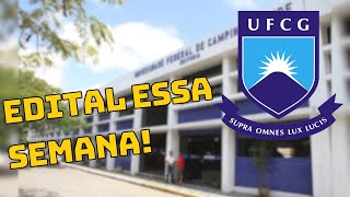 UFCG  Edital essa semana Várias vagas para vários cargos excelente oportunidade [upl. by Drallim391]