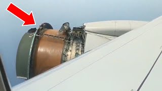 PLANE ENGINES BREAKING APART  Daily dose of aviation [upl. by Aleil]