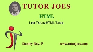 list Tag in HTML tamil class3 [upl. by Cung]