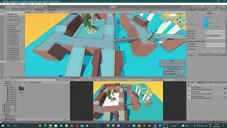 freelance AI using navmesh in UNITY [upl. by Azilem]