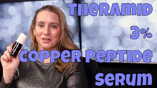 Theramid Copper Peptide Serum Review  AntiAging 3 Pure Copper Peptides Treatment [upl. by Aliam998]