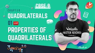 Quadrilaterals L1 Properties of Quadrilaterals  CBSE Class 9 Maths Chapter 8  Term 2 Preparation [upl. by Lorin]