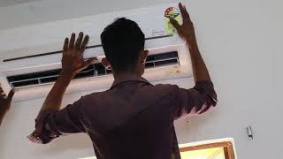 Split Air Conditioner Part3 Installation Step By Apr 2024  Actual Installation Full Video [upl. by Edroi]