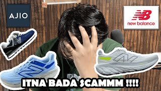 NEW BALANCE REVIEW BUT AJIO NE KARDIA SCAM [upl. by Odnolor5]