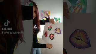 12 heures de travail lèvres art drawing lips [upl. by Einehpets697]