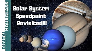 Solar System Speedpaint Revisited [upl. by Atteoj]