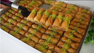 Bayramın Yıldızı Olacak 🤩 Daha Kolayı Daha Lezzetlisi Yok❗Çıtır Çıtır El Açması Baklava Tarifi 🤌🏼 [upl. by Atena]