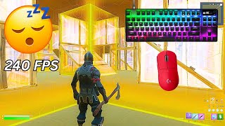 SteelSeries Apex Pro Mini ASMR😴 240 FPS Fortnite Satisfying Box Fights 📦 [upl. by Chao683]