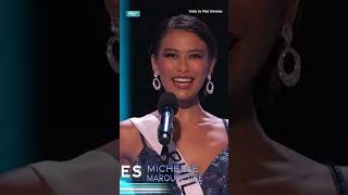 Miss Universe Philippines 2023 Michelle Dees prelims Introduction [upl. by Roxana]