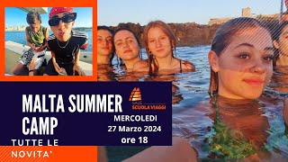 Malta Summer Camp INPSieme  Tutte LE NOVITA tutto quello che vuoi sapere [upl. by Leksehcey]