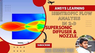 Isentropic flow analysis in 2D in Supersonic Diffuser amp Nozzle [upl. by Annunciata]