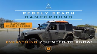 PEBBLY BEACH Campground  Best 4WD Beach Camping in NSW [upl. by Brass992]