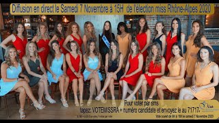 Election Miss RhôneAlpes 2020 [upl. by Alaecim]