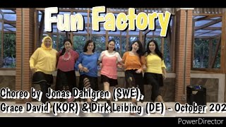 Fun Factory  Line dance  Jonas Dahlgren SWE Grace David KOR amp Dirk Leibing DE [upl. by Dare305]