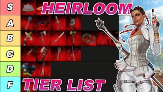 RANKING ALL HEIRLOOMS In Apex Legends Season 19 Tier List [upl. by Nosnarb]