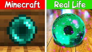 Realistic minecraft  Realistic water  Realistic Slime  Realistic ender eye 6 [upl. by Yeorgi]