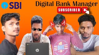 Digital Bank ManagerFunny video 🤣😂Binodon dilamsubscribe our channel plsTeam official786 [upl. by Nalon987]