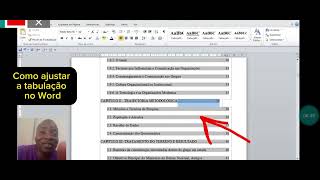 Como ajustar a tabulação no Word [upl. by Sidell]
