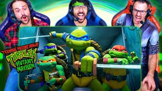 TEENAGE MUTANT NINJA TURTLES Mutant Mayhem MOVIE REACTION First Time Watching  TMNT 2023 [upl. by Elder]