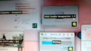 Create pardus linux 20112 bootable usb using SUSE imagewriter [upl. by Droffig737]