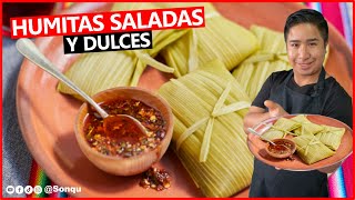 HUMITAS DE CHOCLO Dulces y Saladas  COMIDA PERUANA [upl. by Asira]