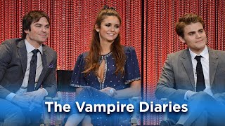 Nina Ian and Paul Wow the Fans The Vampire Diaries at PaleyFest LA [upl. by Bashemath]