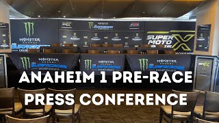 2024 SuperMotocross Round 1 Anaheim PreRace Press Conference [upl. by Sivla]