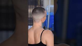 FRESH SKIN FADE BUZZ BuzzCutFeed BuzzCut SkinFade RubbingTheBuzz GirlsWithShavedHeads [upl. by Durwin]