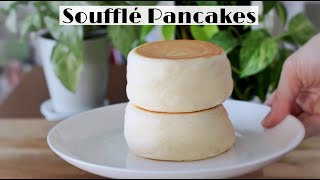 Fluffy Japanese Souffle Pancakes Recipe  Extended version with tutorial [upl. by Gena416]