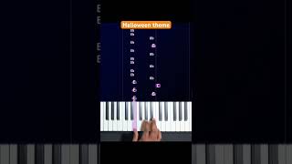 Halloween theme au piano pianosoinapp piano pianotutorial i am afraid of this song [upl. by Notreve]