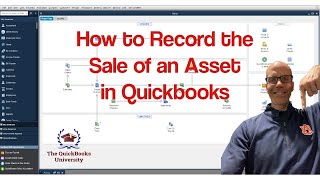 How to Record the Sale of an Asset in Quickbooks [upl. by Adnimra188]